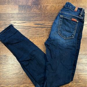 Seven For All Mankind High Waist Skinny Jegging